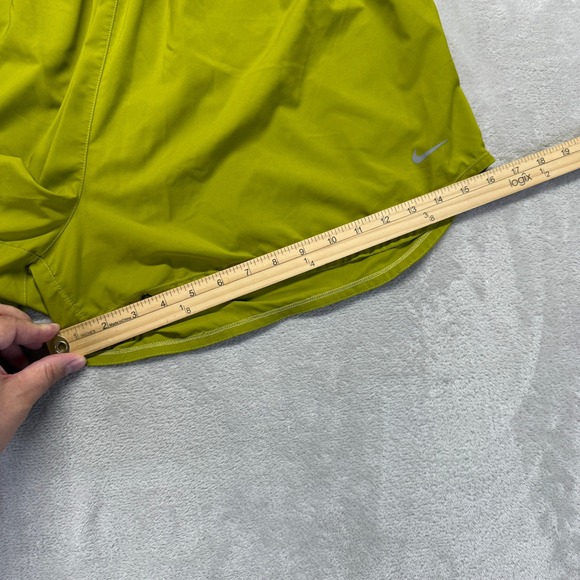 Nike Shorts Women's 1X Ultra‎ High Waisted Lined Running Workout Athletic Green - Picture 9 of 12